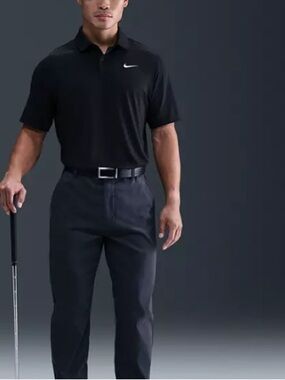 Nike Dri-FIT Men's Athletic Polo, Black, Size Large, NWT